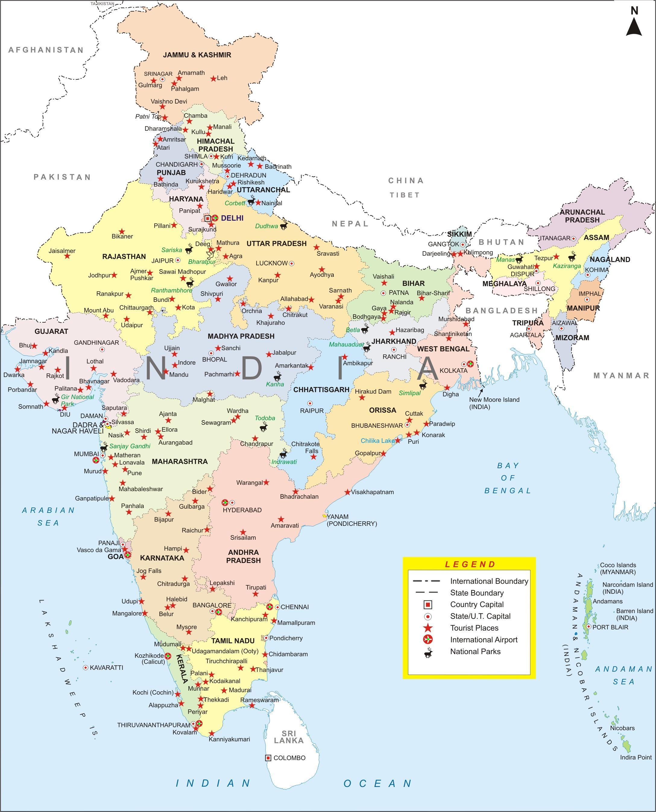 India-city-map - Creative Travel I A family story since 1977